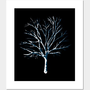 Snowy Tree Posters and Art